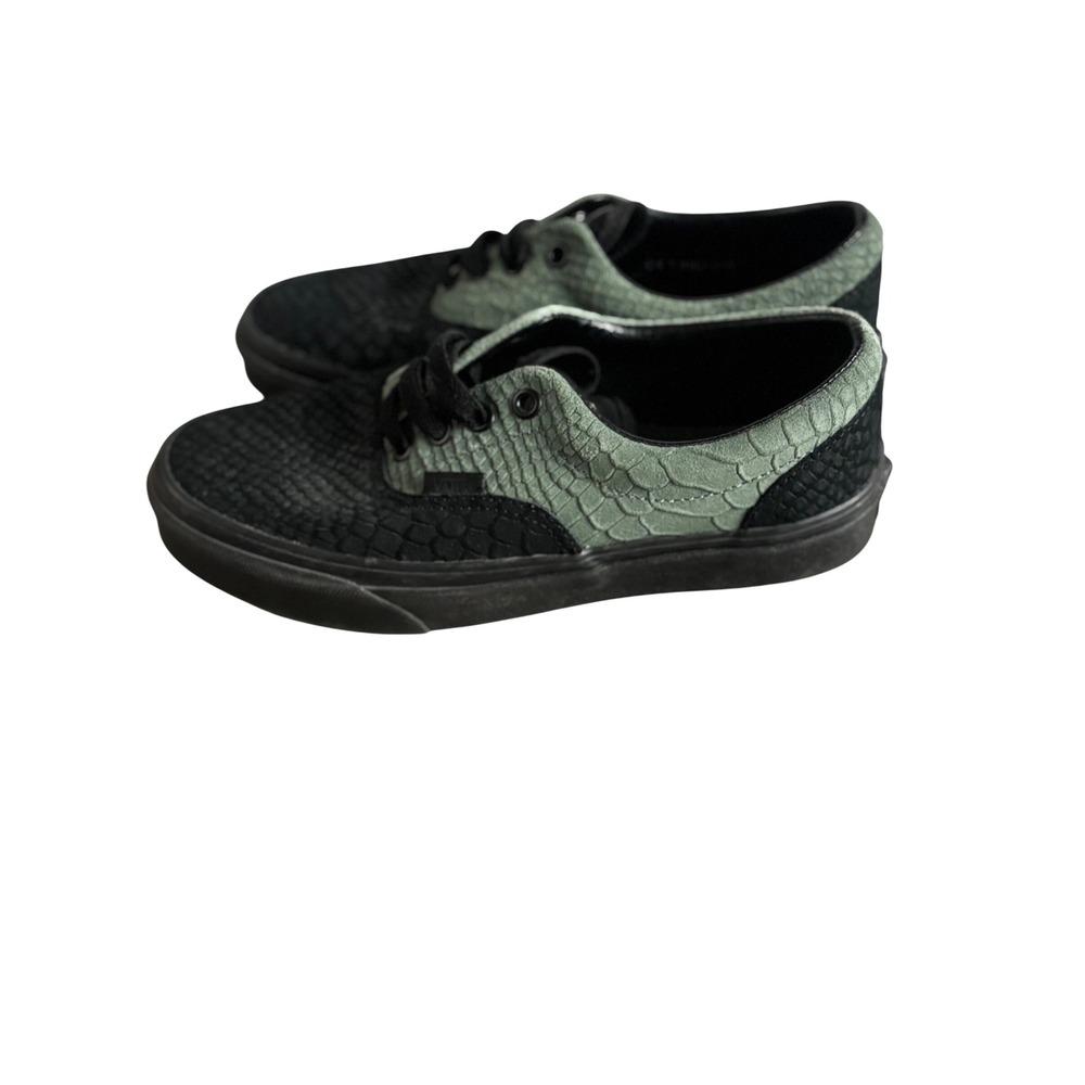 Vans Era Harry Potter Slytherin Sneakers Black Green Snakeskin Mens 5.5 Womens 7 - Picture 6 of 6